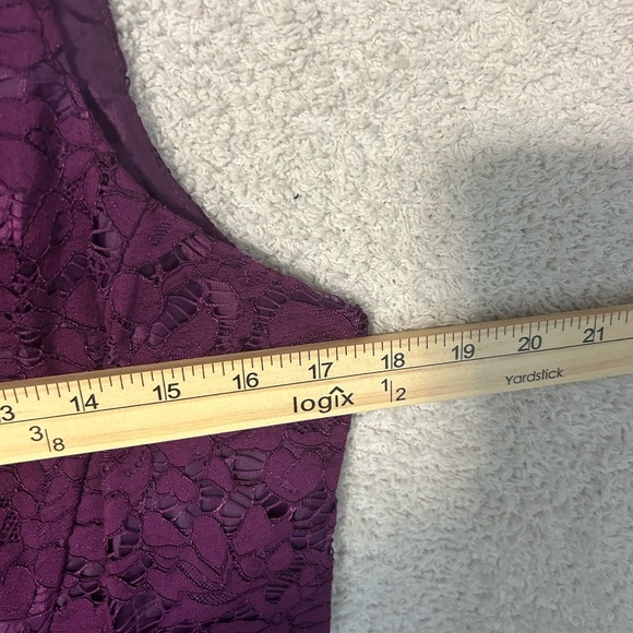 Maison Tara Purple Size 12 Dress. Lace. Wedding Guest Party Summer - Picture 2 of 7